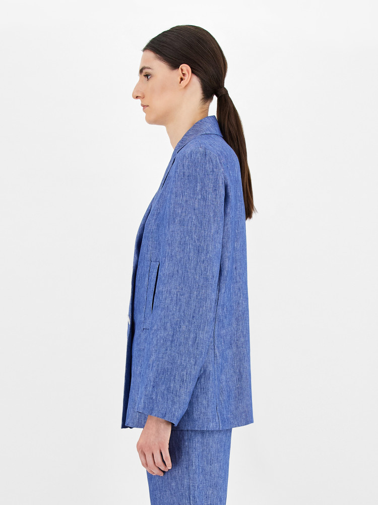 Жакет костюмний Regular fit для жінок (469605), колір Синій - №3
