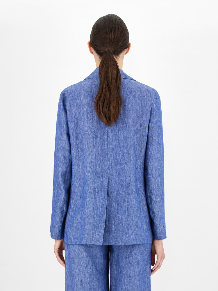 Жакет костюмний Regular fit для жінок (469605), колір Синій - №4