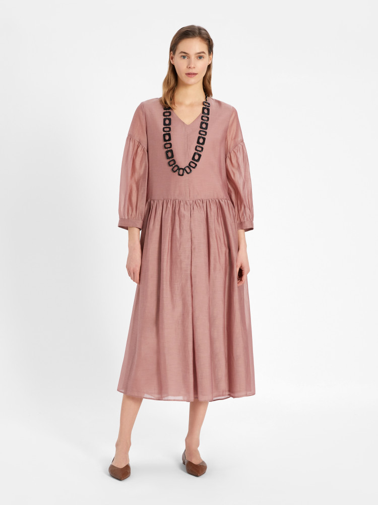 Платья макси Relaxed fit для женщин (469613), цвет Розовый - №3