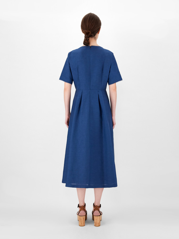 Платья макси Regular fit для женщин (469615), цвет Синий - №4