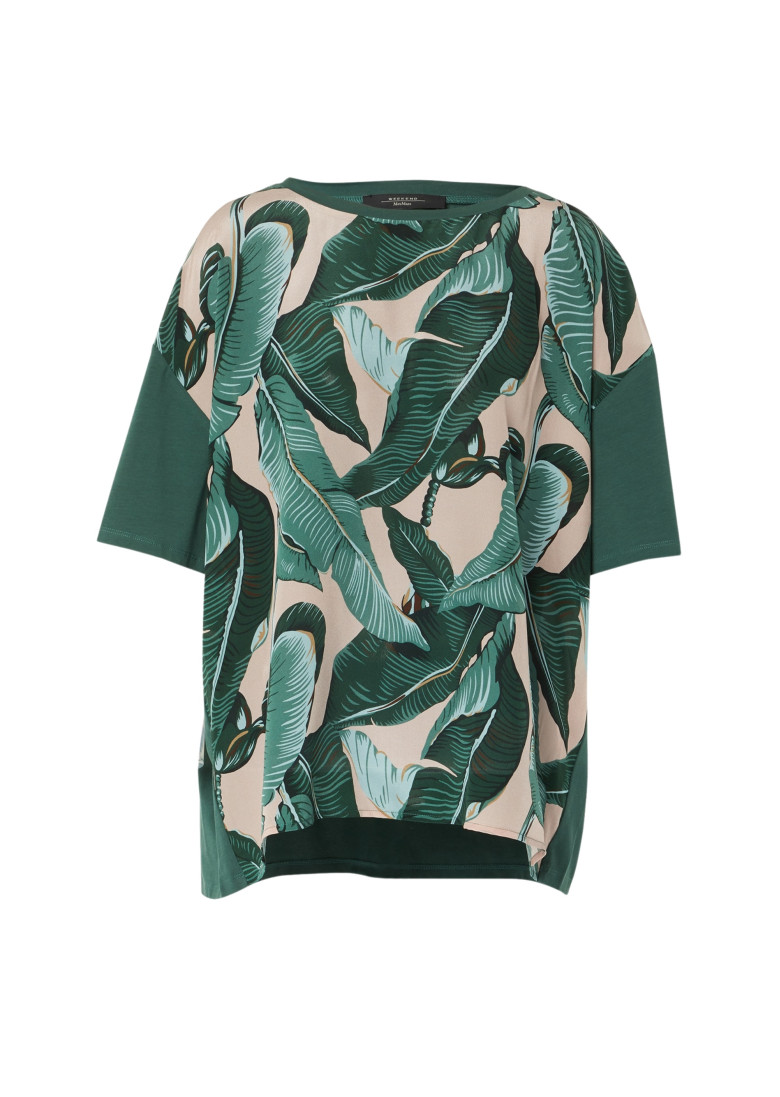 Блуза с коротким рукавом Relaxed Fit: свободный крой для максимального комфорта.