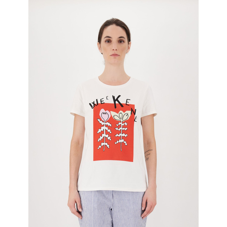 Футболка Regular fit для женщин (469624), цвет Белый - №2