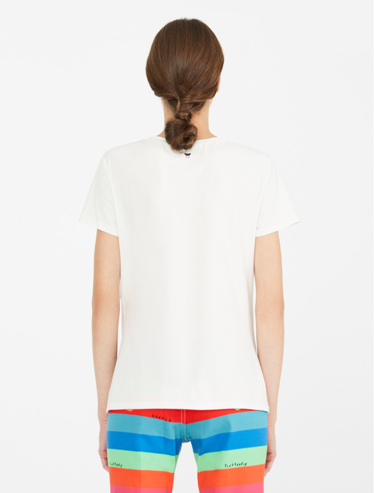Футболка Regular fit для женщин (469625), цвет Белый - №4