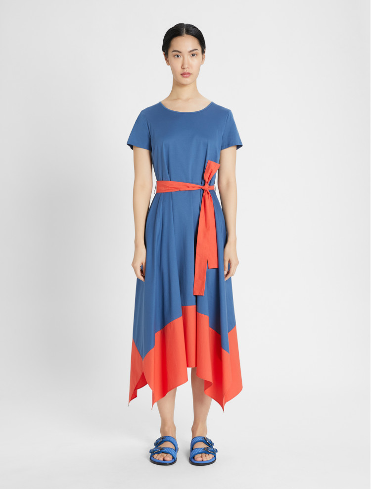 Сукні міді Regular fit для жінок (469629), колір Синій - №2