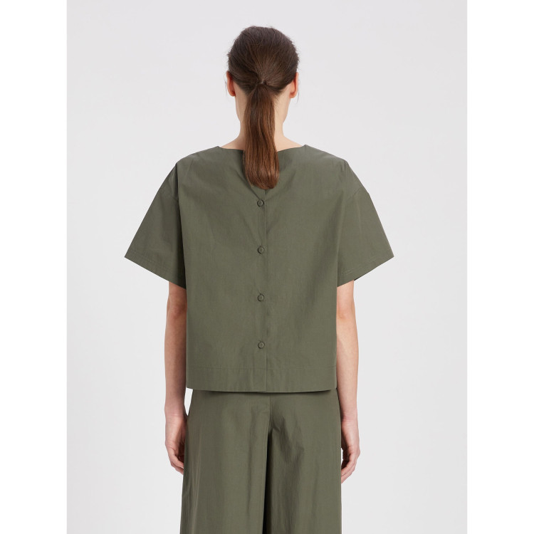 Блуза з коротким рукавом Regular fit для жінок (469652), колір Зелений - №2