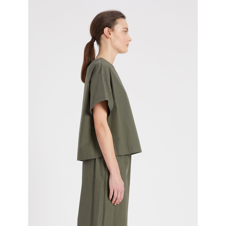 Блуза з коротким рукавом Regular fit для жінок (469652), колір Зелений - №3