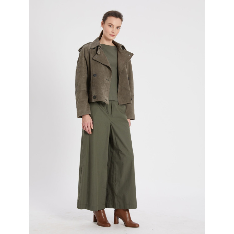 Блуза з коротким рукавом Regular fit для жінок (469652), колір Зелений - №4