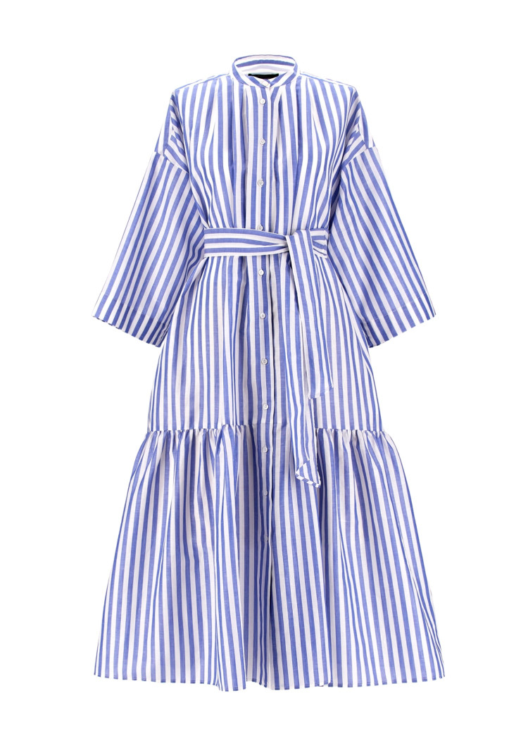 Сукні максі Relaxed fit для жінок (469664), колір Синій - №1