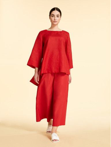 Брюки повседневные Relaxed Fit: свободный крой для максимального комфорта. Высокая