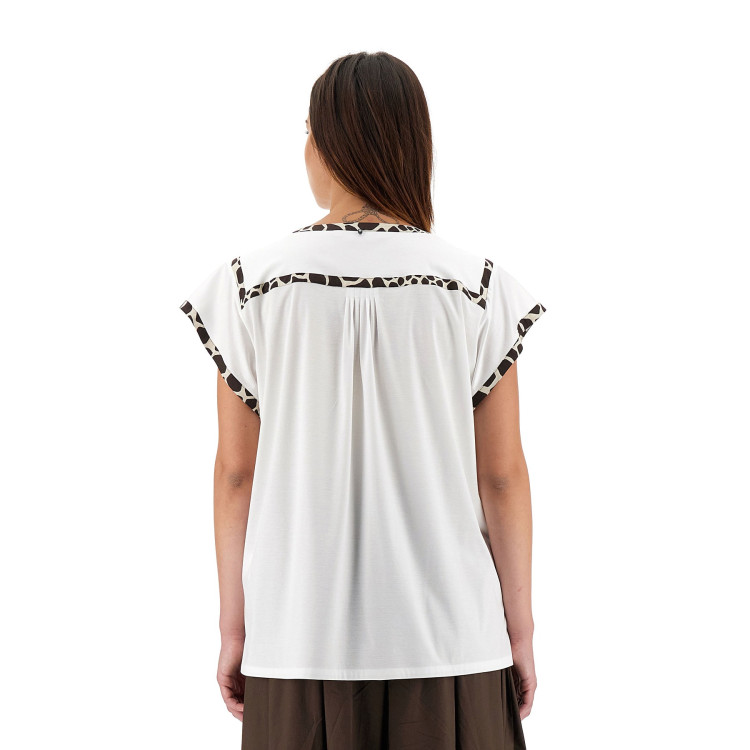 Блуза с коротким рукавом Regular fit для женщин (469718), цвет Белый - №2