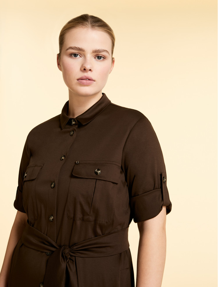 Сукні максі Regular fit для жінок (469723), колір Коричневий - №3