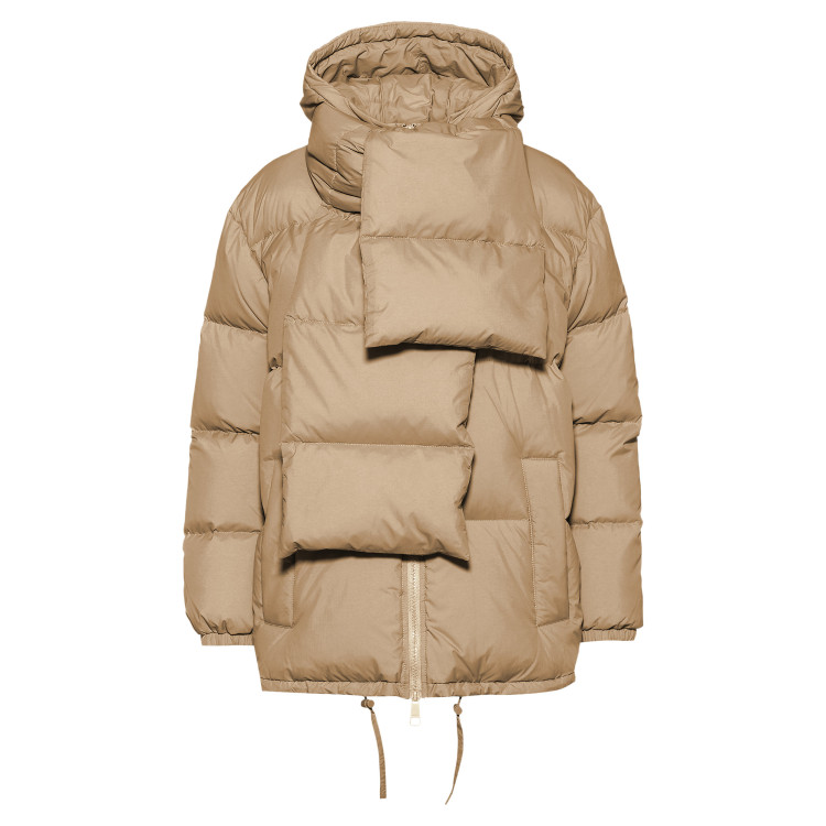 Пуховик Regular fit для жінок (469767), колір Коричневий - №1