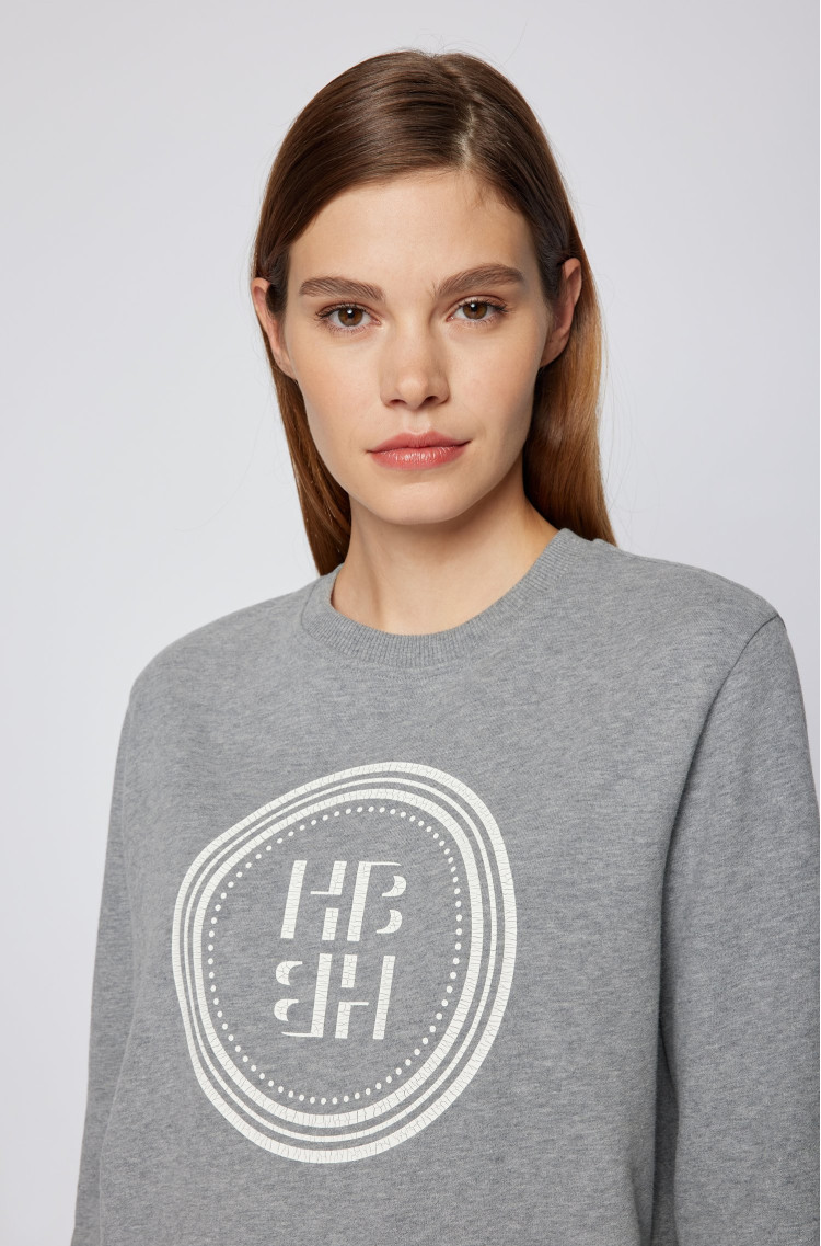 Світшот Relaxed fit для жінок (469768), колір Сірий - №5