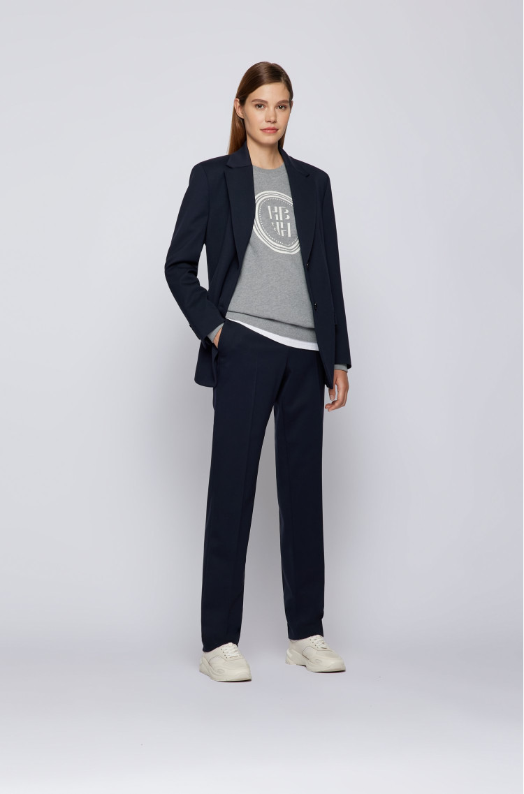 Світшот Relaxed fit для жінок (469768), колір Сірий - №6
