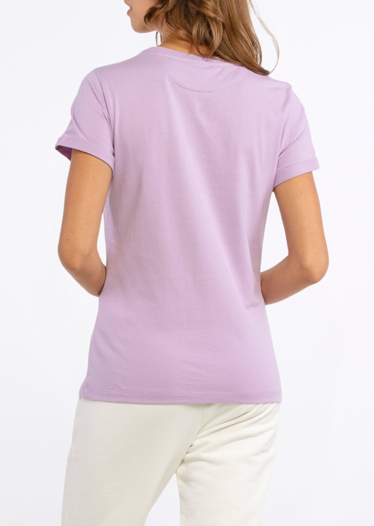Футболка Extra-slim fit для жінок (469784), колір Бузковый - №3