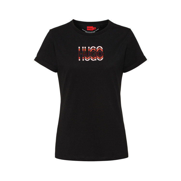 Футболка Slim fit для жінок (469801), колір Чорний - №1