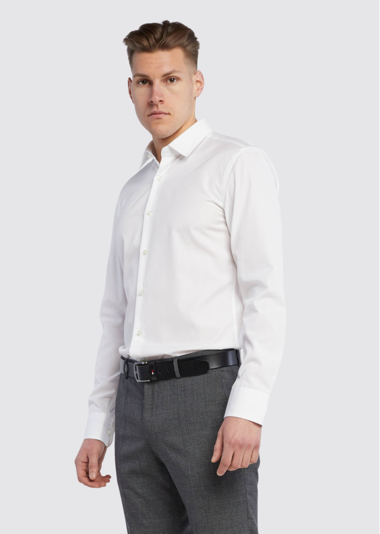 Сорочка формальная Slim Fit для мужчин (469833), цвет Белый - №2