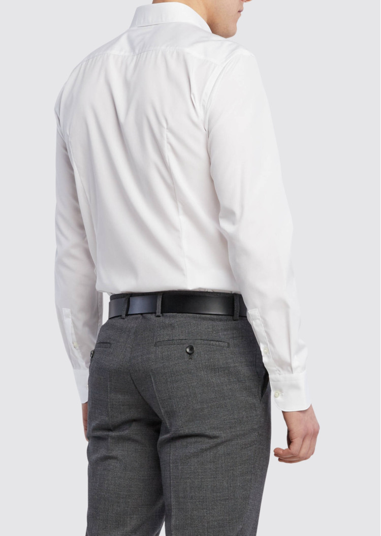 Сорочка формальная Slim Fit для мужчин (469833), цвет Белый - №4