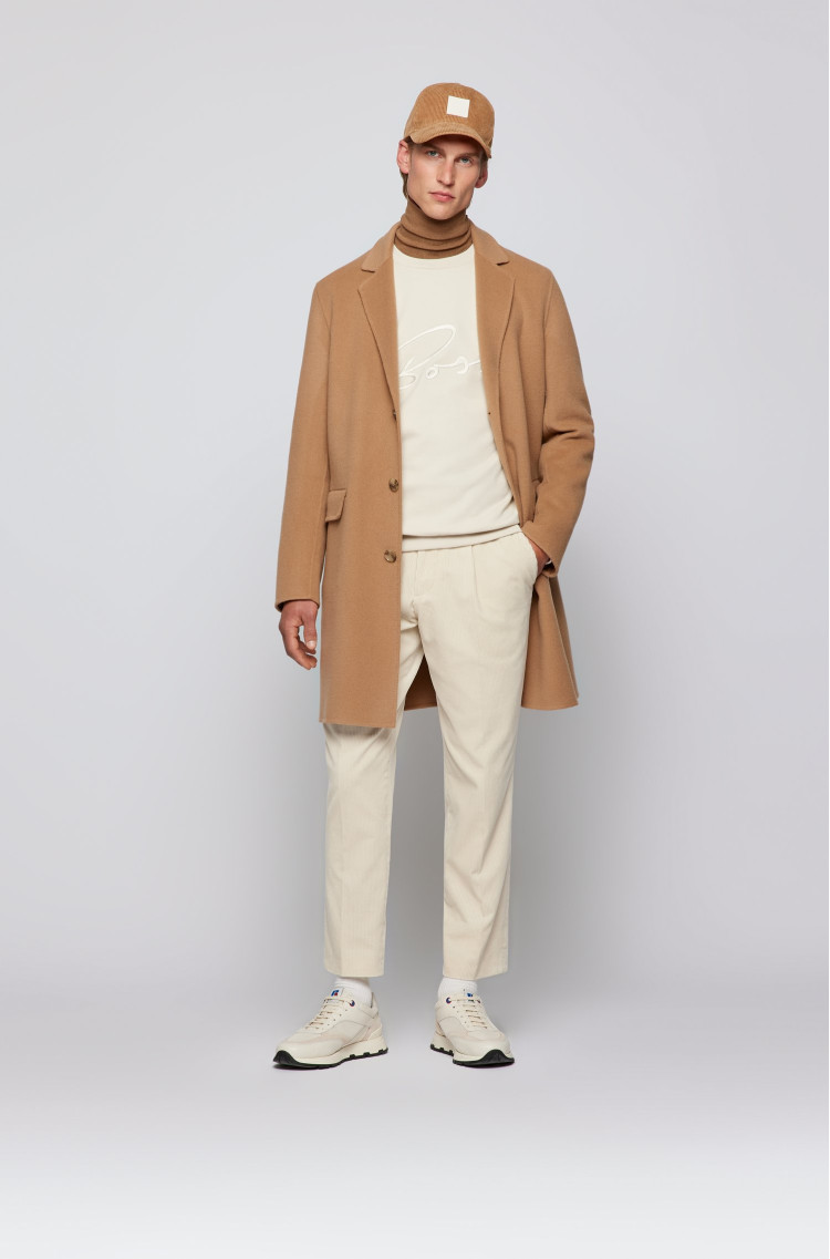 Світшот Regular fit для чоловіків (469840), колір Бежевий - №3