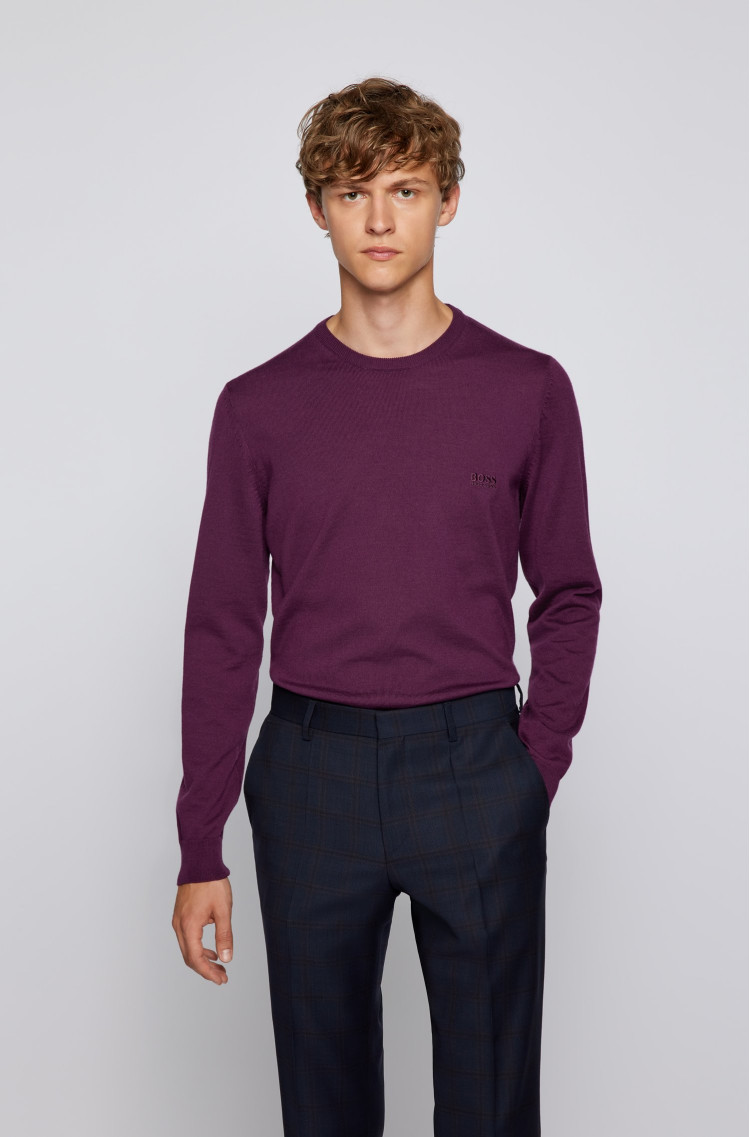 Джемпер Regular fit для чоловіків (469844), колір Фіолетовий - №2