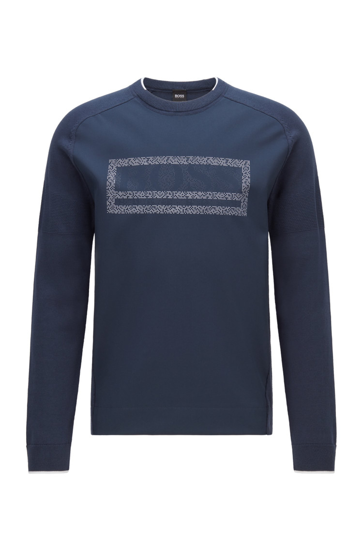 Джемпер Regular fit для мужчин (469849), цвет Синий - №1
