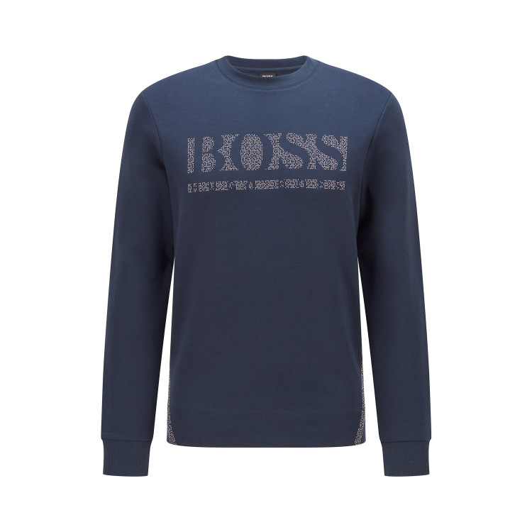 Світшот Slim fit для чоловіків (469865), колір Синій - №1