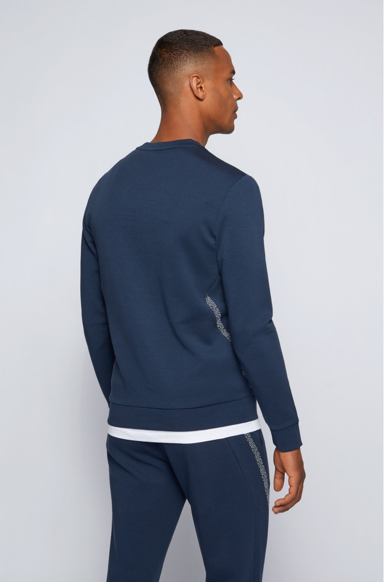 Світшот Slim fit для чоловіків (469865), колір Синій - №4