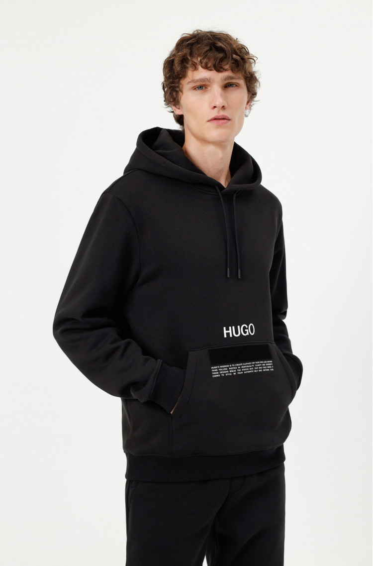 Толстовки Relaxed fit для чоловіків (469889), колір Чорний - №2