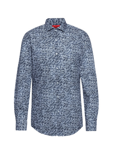 Сорочка повседневная Extra Slim Fit: очень облегающая, подчеркивающая фигуру.
