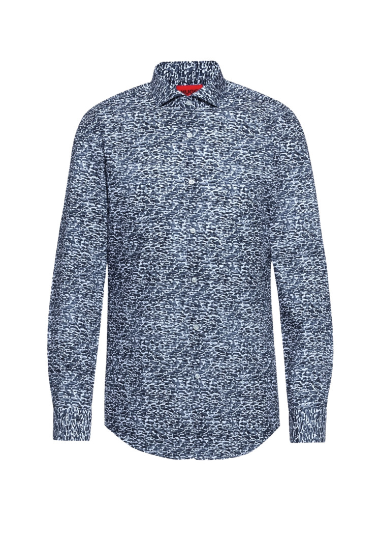 Сорочка повсякденна Extra-slim fit для чоловіків (469890), колір Синій - №1