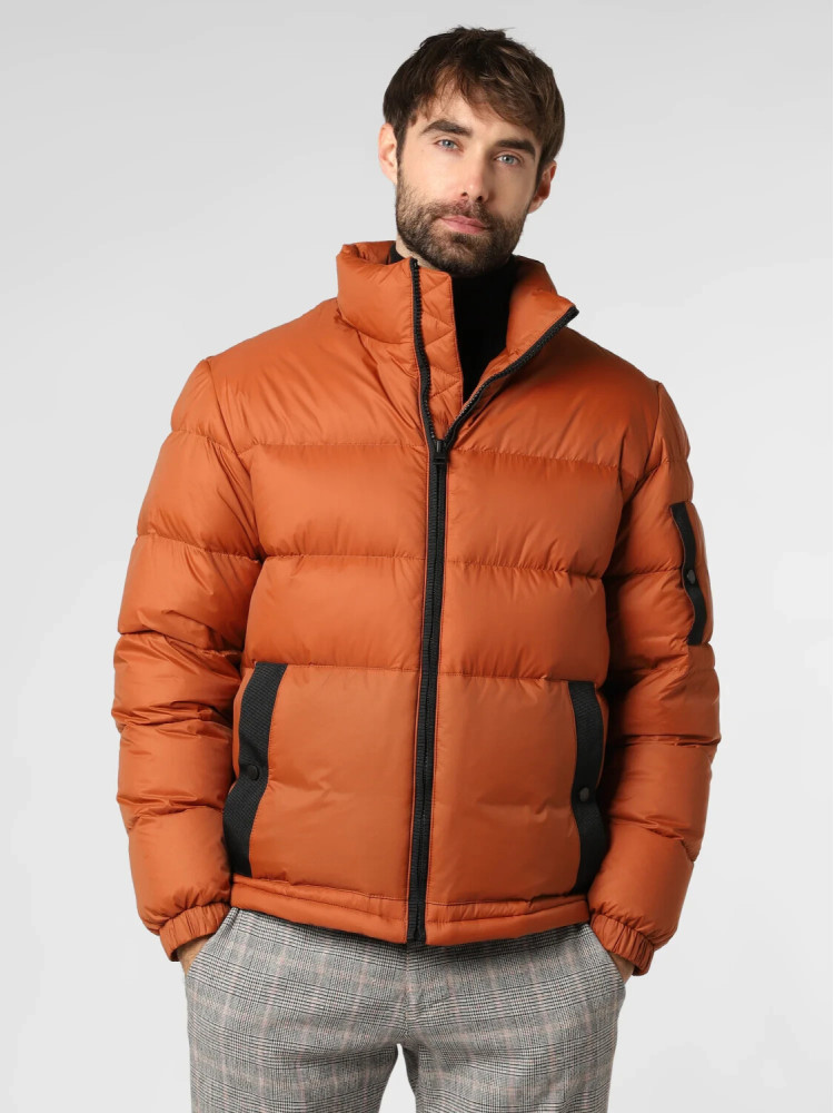 Пуховик Regular fit для чоловіків (469900), колір Помаранчевий - №2