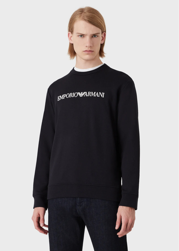 Світшот Relaxed fit для чоловіків (469919), колір Синій - №2