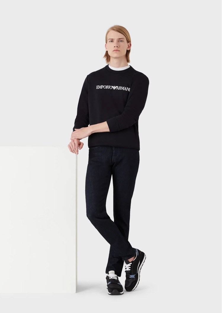 Світшот Relaxed fit для чоловіків (469919), колір Синій - №4