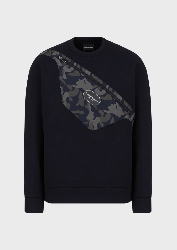Толстовка Relaxed fit для чоловіків (469936), колір Синій - №1