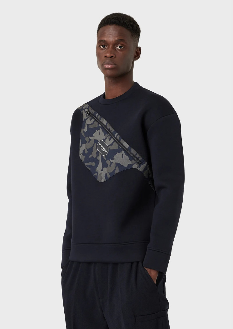 Толстовка Relaxed fit для чоловіків (469936), колір Синій - №2