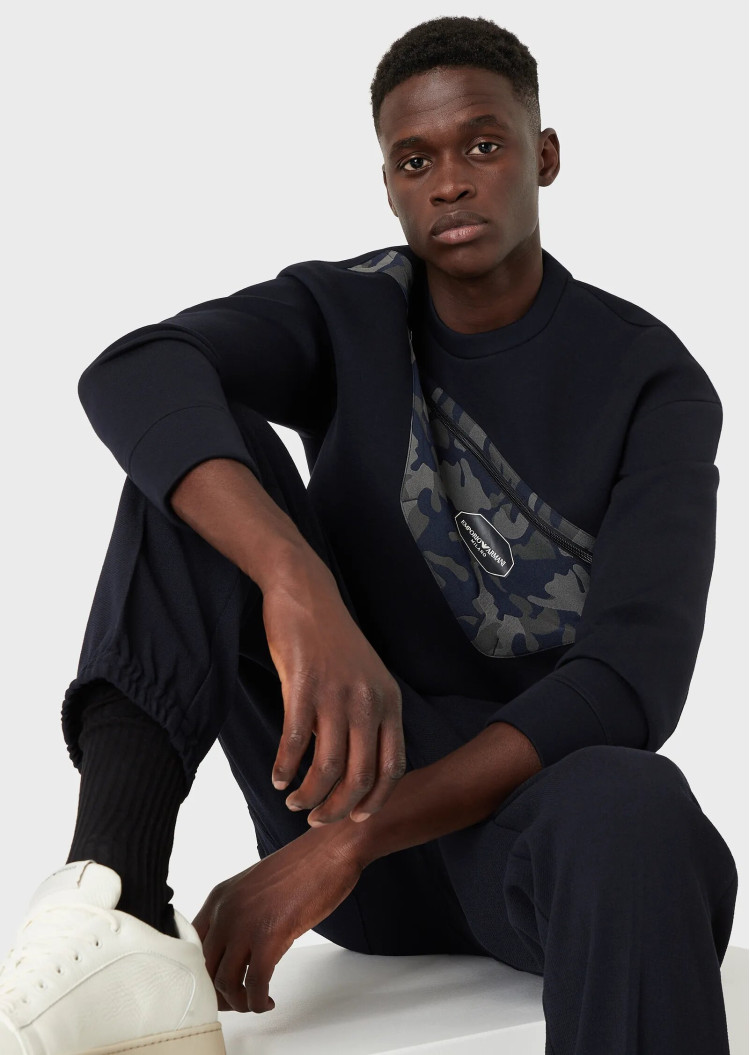 Толстовка Relaxed fit для чоловіків (469936), колір Синій - №5
