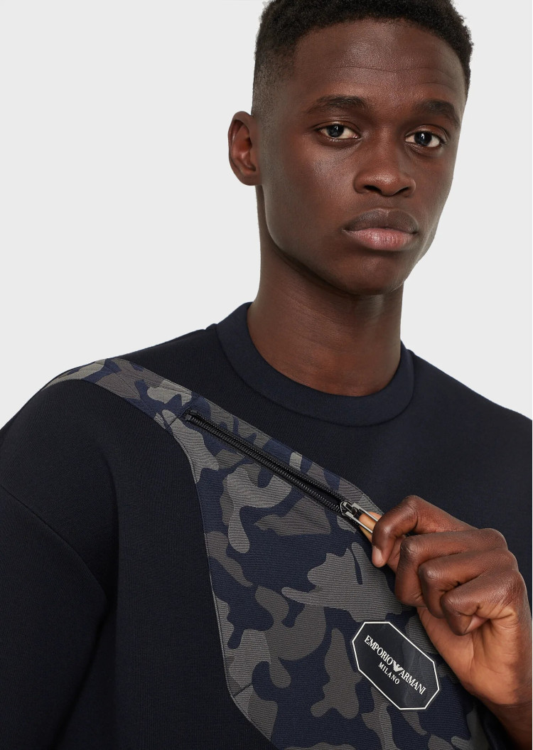 Толстовка Relaxed fit для чоловіків (469936), колір Синій - №6