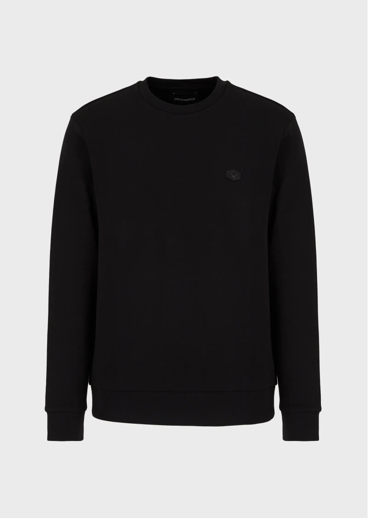 Свитшот Regular fit для мужчин (469939), цвет Черный - №1