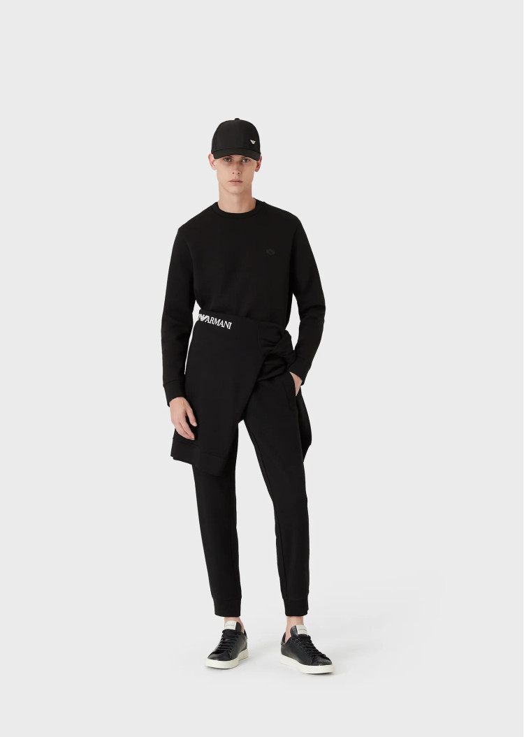 Свитшот Regular fit для мужчин (469939), цвет Черный - №4