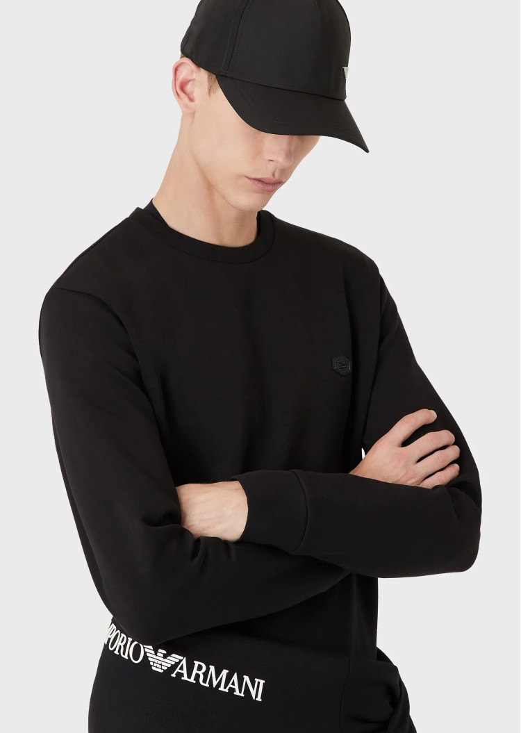 Свитшот Regular fit для мужчин (469939), цвет Черный - №5