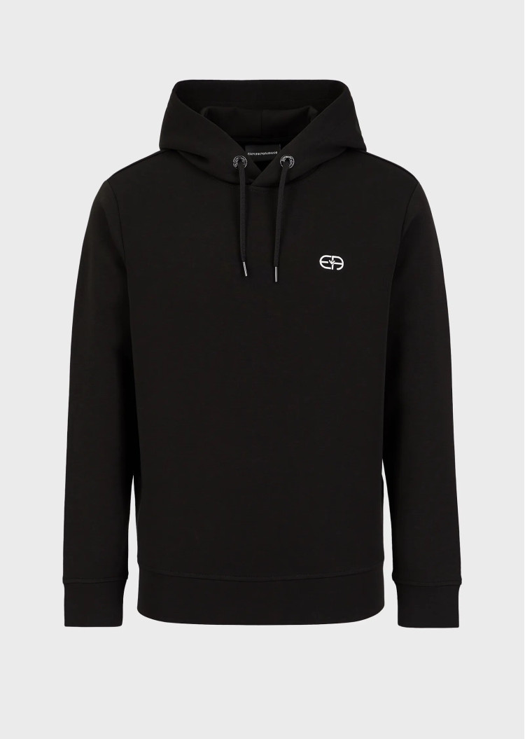 Худи Regular fit для мужчин (469944), цвет Черный - №1