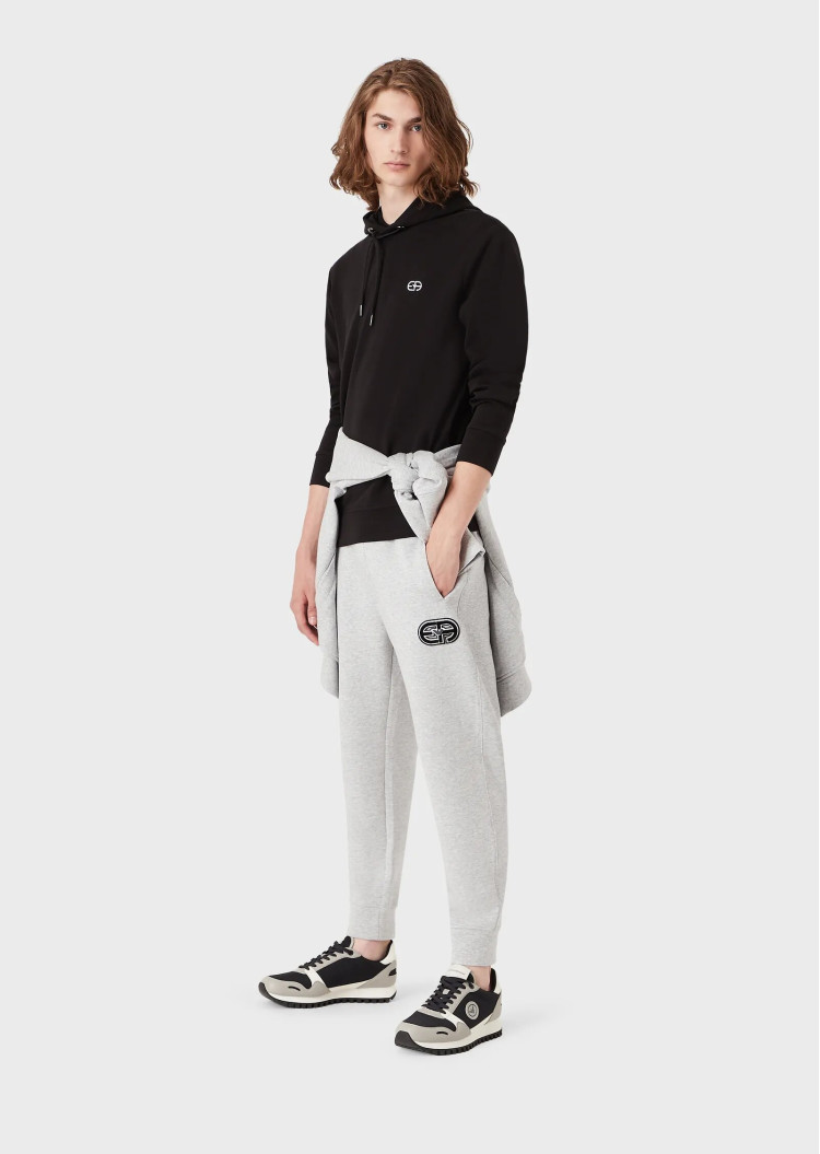 Худи Regular fit для мужчин (469944), цвет Черный - №4