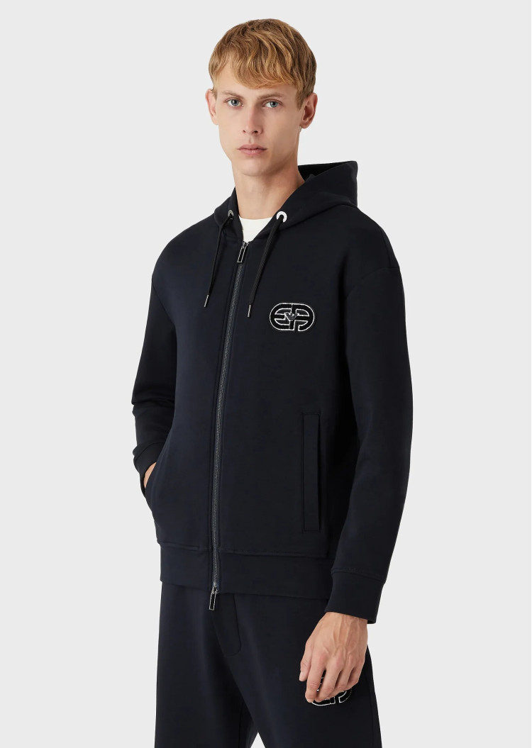 Спортивная кофта Regular fit для мужчин (469952), цвет Синий - №1
