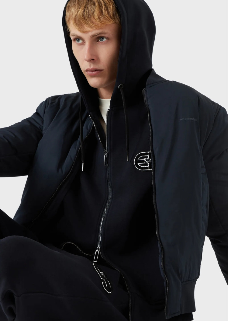 Спортивная кофта Regular fit для мужчин (469952), цвет Синий - №4