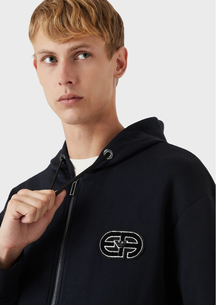 Спортивная кофта Regular fit для мужчин (469952), цвет Синий - №5