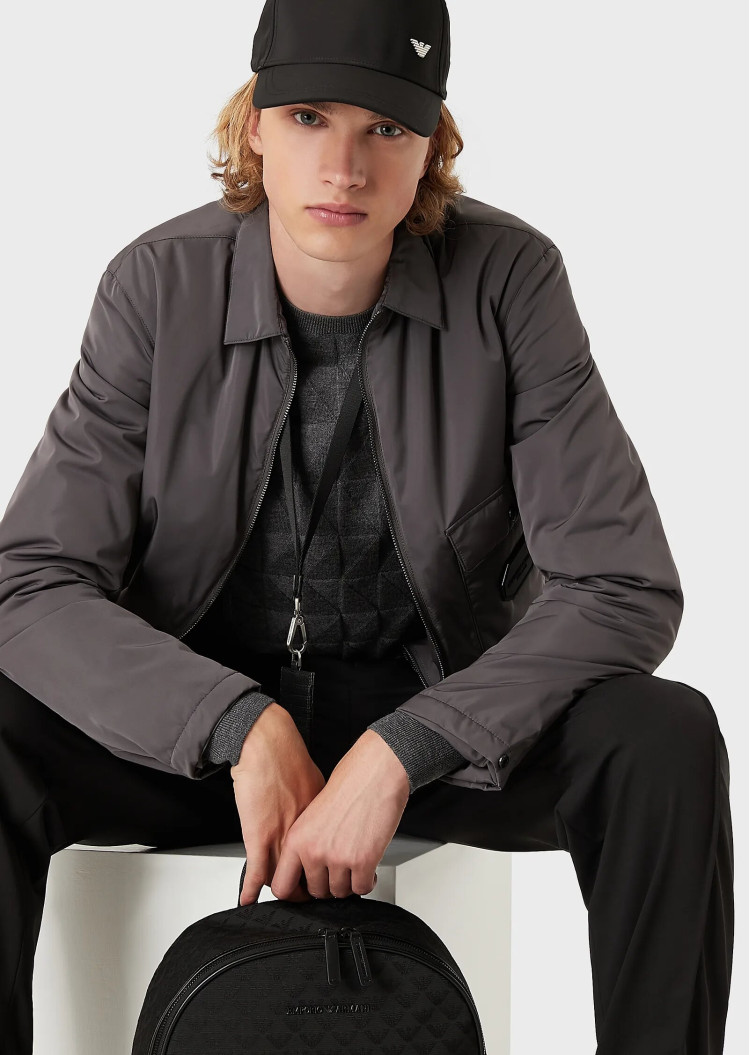 Джемпер Slim fit для чоловіків (469981), колір Сірий - №5