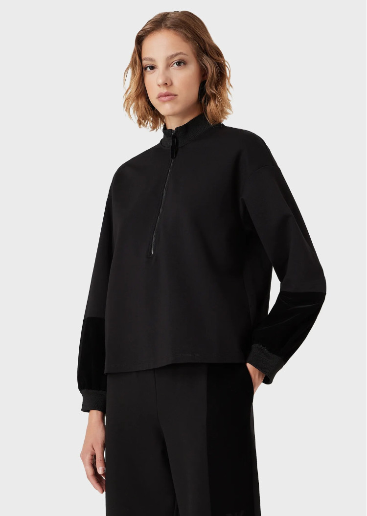 Толстовка Relaxed fit для жінок (469998), колір Чорний - №2
