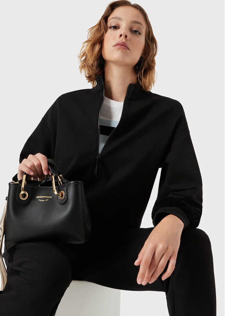 Толстовка Relaxed fit для жінок (469998), колір Чорний - №5