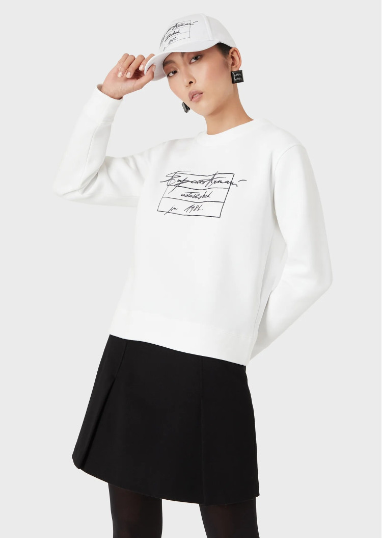 Толстовка Regular fit для женщин (470000), цвет Белый - №2