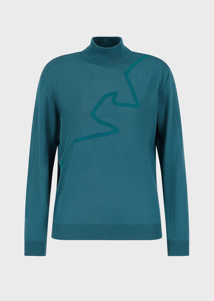 Гольф Regular fit для женщин (470002), цвет Зеленый - №1